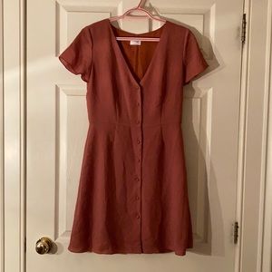 Wilfred Aritzia Button Up Dress